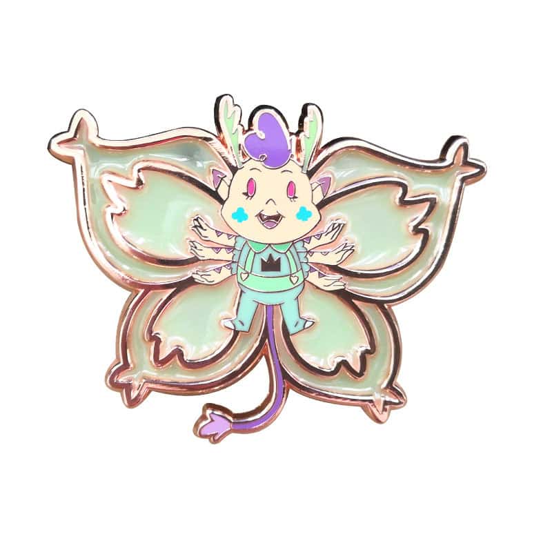 Customizable Badges Factory Price Translucent Transparent Stained Glass Lapel Pin Badge