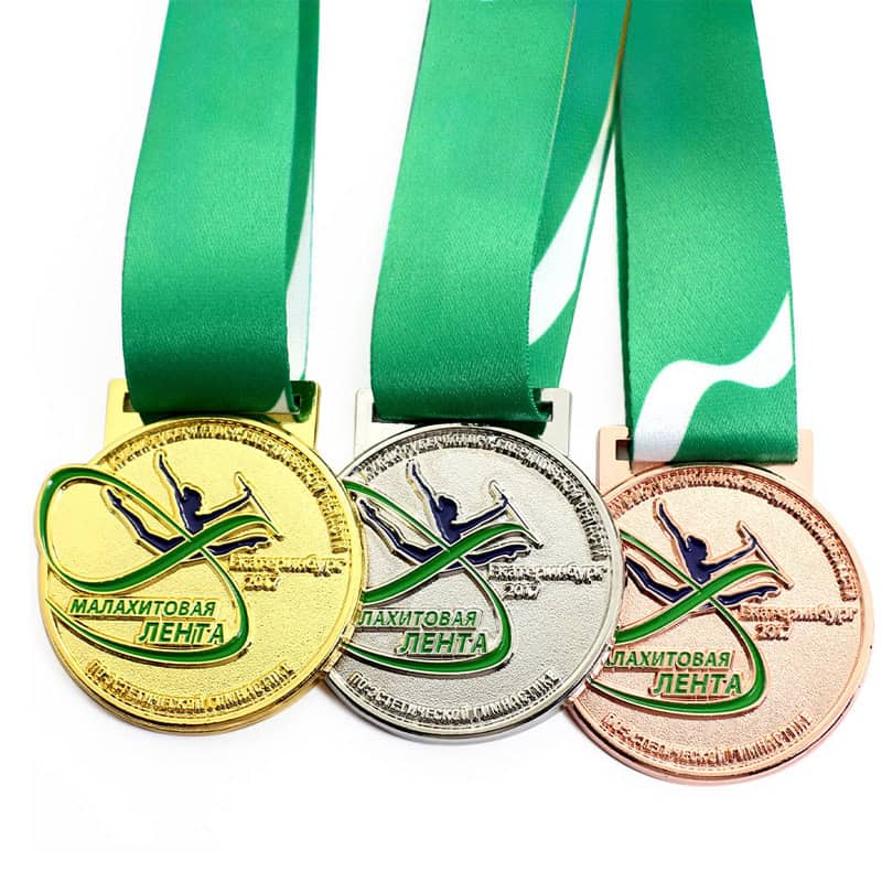 Customized Gold Silver Bronze Sports medal