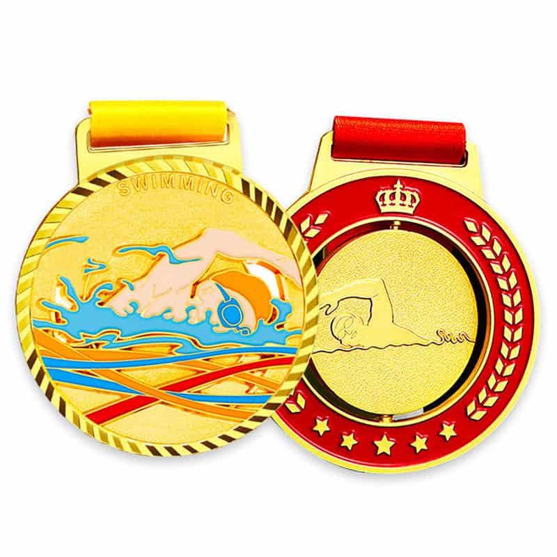 Custom Metal Sport Medals for Marathon Competitions Medal With Ribbon