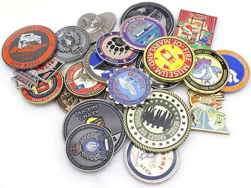 Personalized logo engraving commemorative souvenirs challenge coins 9 Metal challenge coin manufacturer