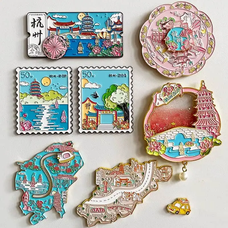 Customized Engraved Soft Enamel Promotional Fridge Magnet 7 High quality bepoke metal magnets