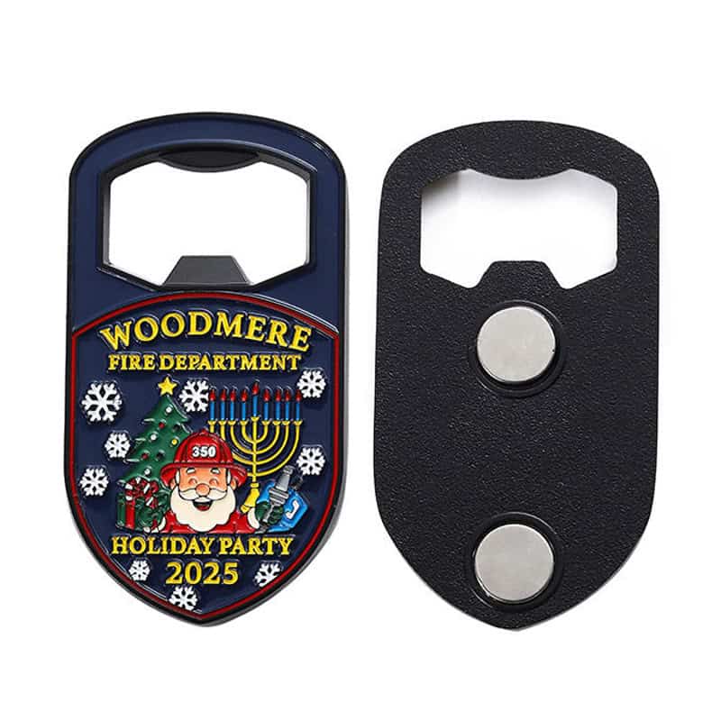 Customized Engraved Soft Enamel Promotional Fridge Magnet