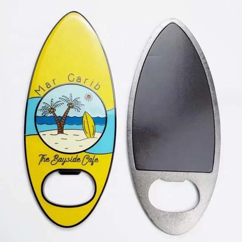 Custom Metal Souvenir Magnetic Bottle Opener Fridge Magnet