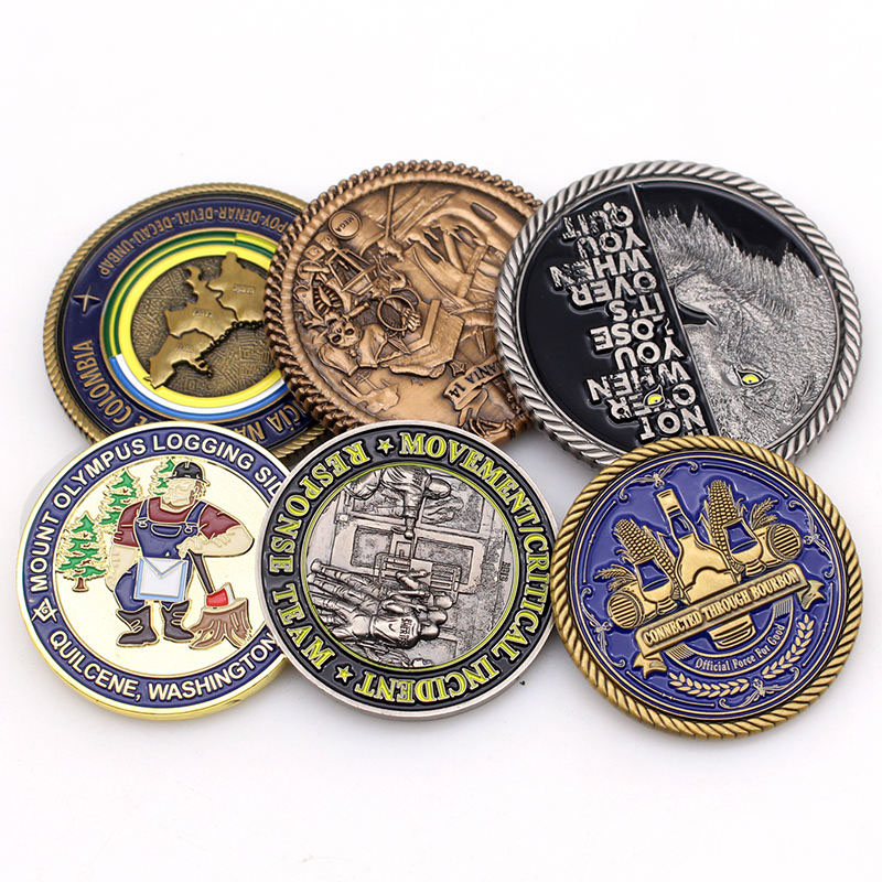 Bespoke 3D zinc alloy challenge coin manufacturer