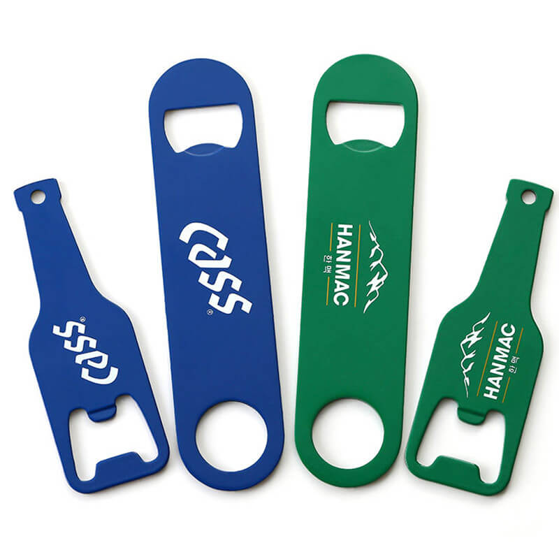 Sublimation Customized Bottle Opener Flat Stainless Steel Beer Bottle Opener